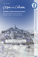 Çeşm-i Cihan (Tarih Kültür ve Sanat Araştırmaları Dergisi) E-Dergisi