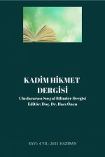 Kadim Hikmet Uluslararası Sosyal Bilimler Dergisi