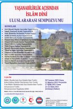 Yaşanabilirlik Açısından İslâm Dini Uluslararası Sempozyumu