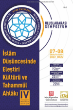 İslâm Düşüncesinde Eleştiri Kültürü ve Tahammül Ahlâkı IV