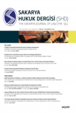Sakarya Üniversitesi Hukuk Fakültesi Dergisi