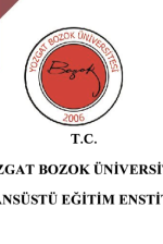Yozgat Bozok Üniversitesi Lisansüstü Eğitim Enstitüsü