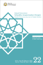 Selçuk Üniversitesi Selçuklu Araştırmaları Dergisi