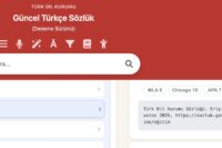 Güncel Türkçe Sözlük’e İSNAD Atıf Sistemi de entegre edildi